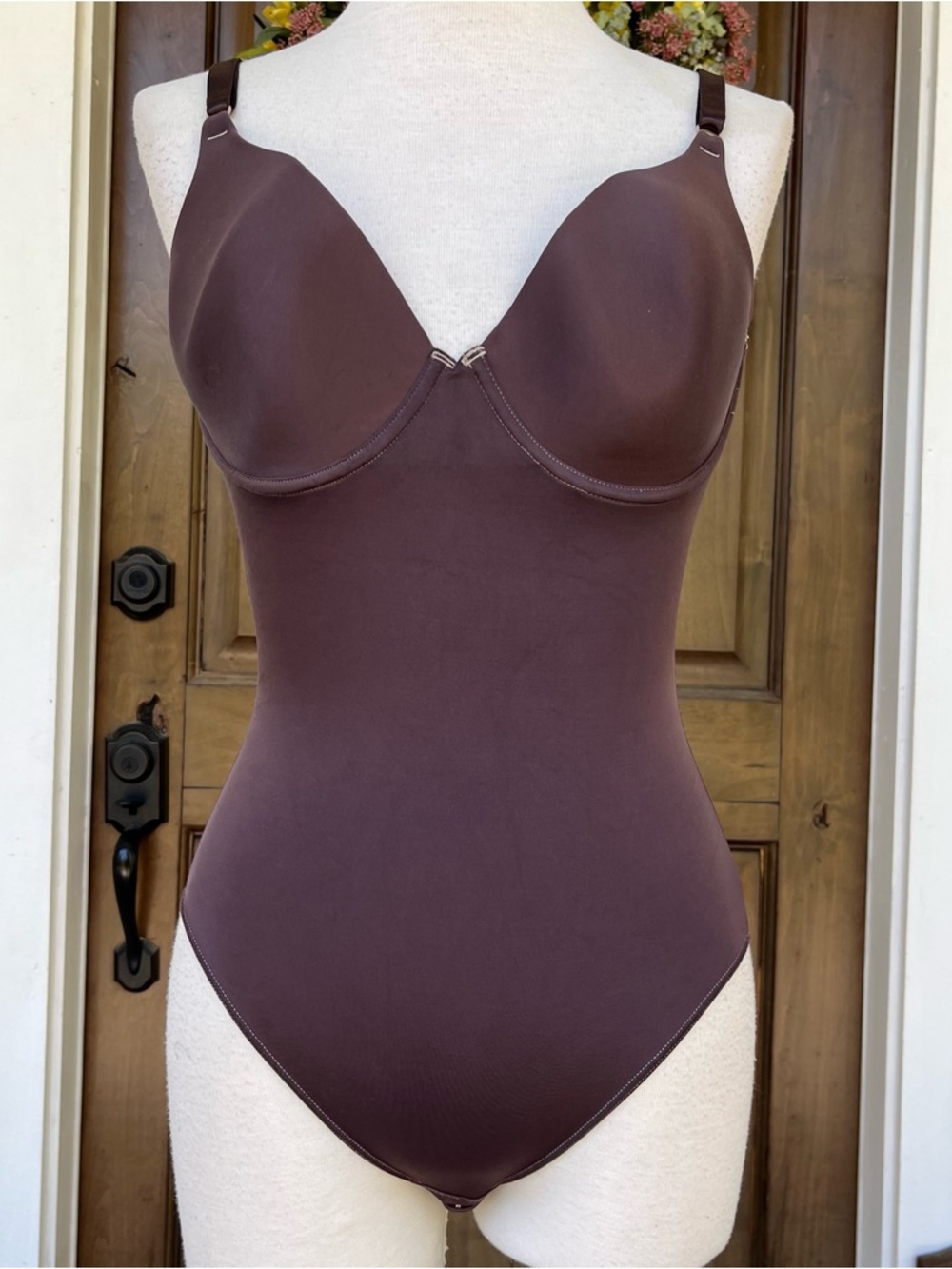 Brown Shaping Bodysuit - Women Intimates